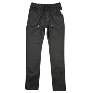 Zanerobe Sureshot Chino Mens 34 Black Slim Fit Performance Jogger Pants